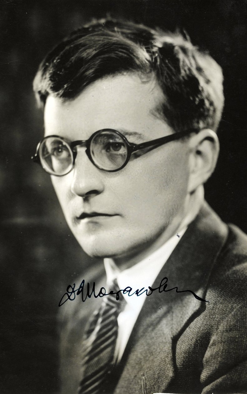 Dmitri Chostakovitch - Portret kompozytora Dymitra Szostakowicza (1906-1975) par Anonymous autorstwa Anonymous Anonymous