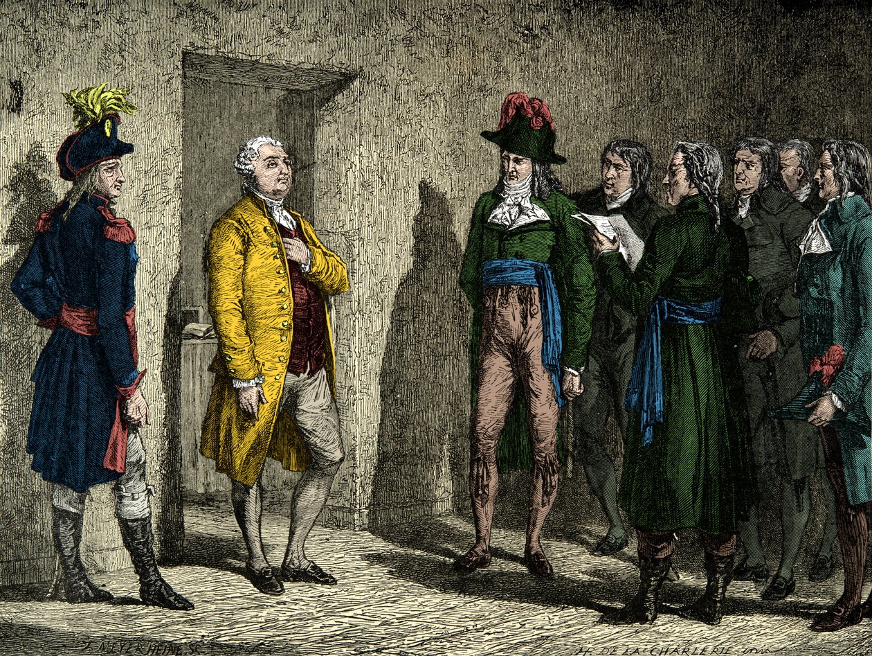 Dominique Joseph Garat (1749-1833) powiadomił króla Ludwika XVI o wyroku śmierci 20 stycznia autorstwa Anonymous Anonymous