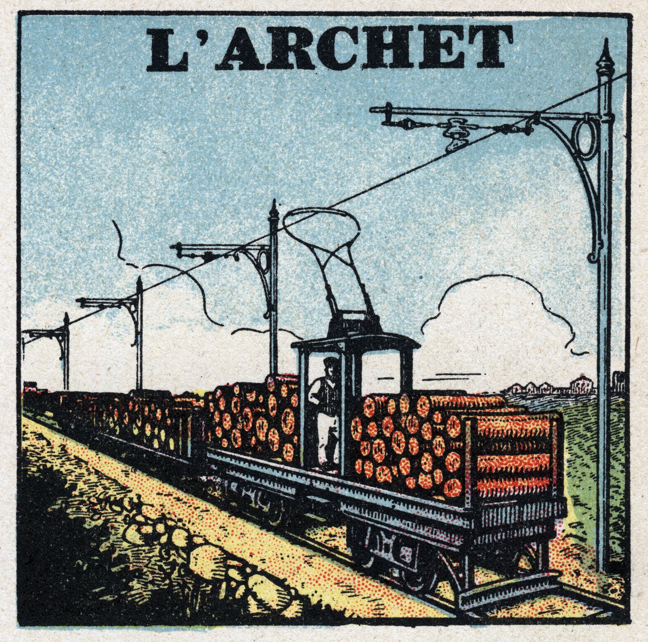 Tramwaje elektryczne: dziobowe. Anonimowa ilustracja z 1925 r. Ze zbiorów prywatnych. autorstwa Anonymous Anonymous