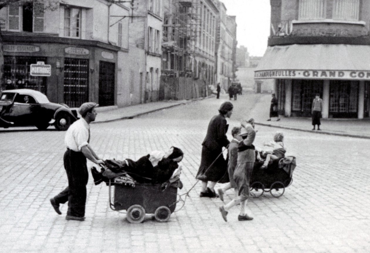 Francja Czerwiec 1940: Exodus ludności w Porte d