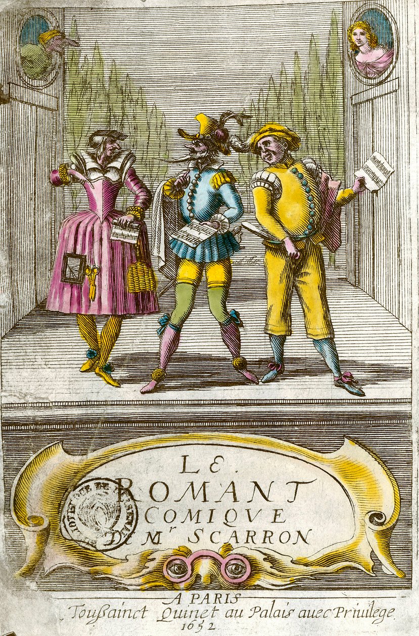 Frontyspicjum „Komiksu” francuskiego pisarza Paula Scarrona (1610-1660) autorstwa Anonymous Anonymous