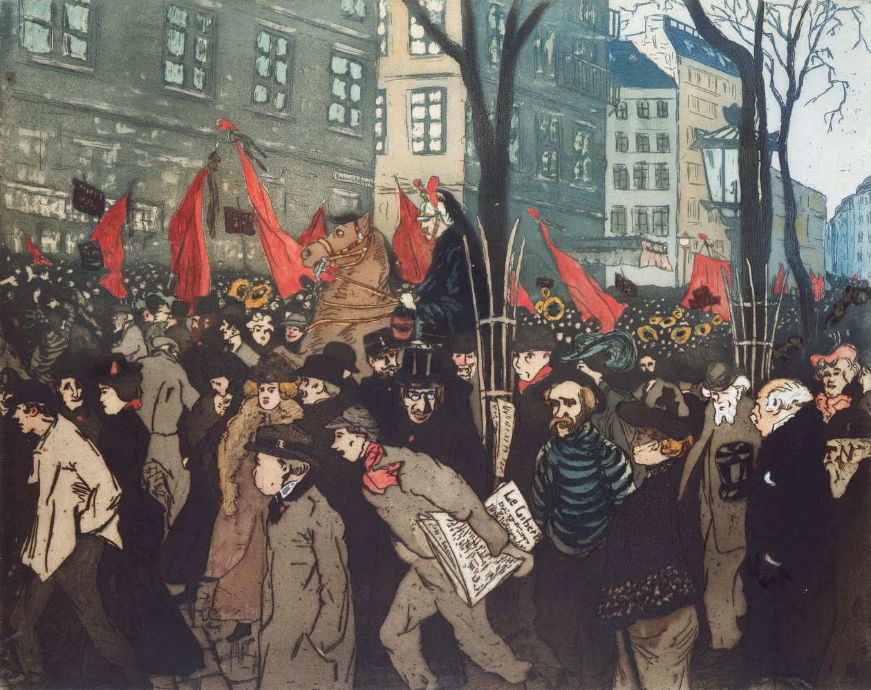 Pogrzeb Clemence Louise Michel, 22 stycznia autorstwa Anonymous Anonymous