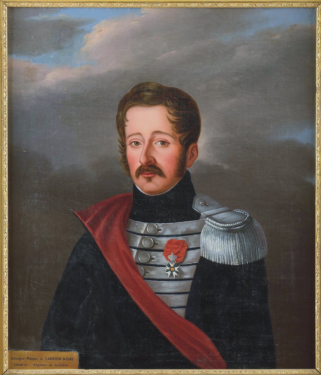 Gonzaga de Carrion z Hiszpanii Nisas-Paulin (Nisas Paulin) (1795-1831), Anonim. Olej na płótnie, I ćw. XIX w. Kolekcja prywatna autorstwa Anonymous Anonymous