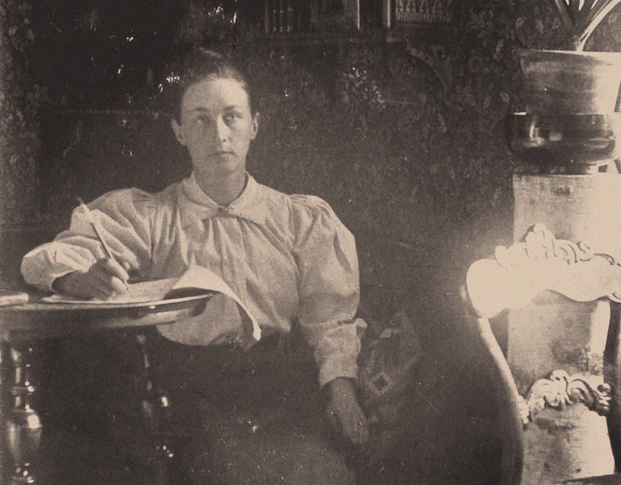 Hilma af Klint, ok. 1890 (fotografia) autorstwa Anonymous Anonymous