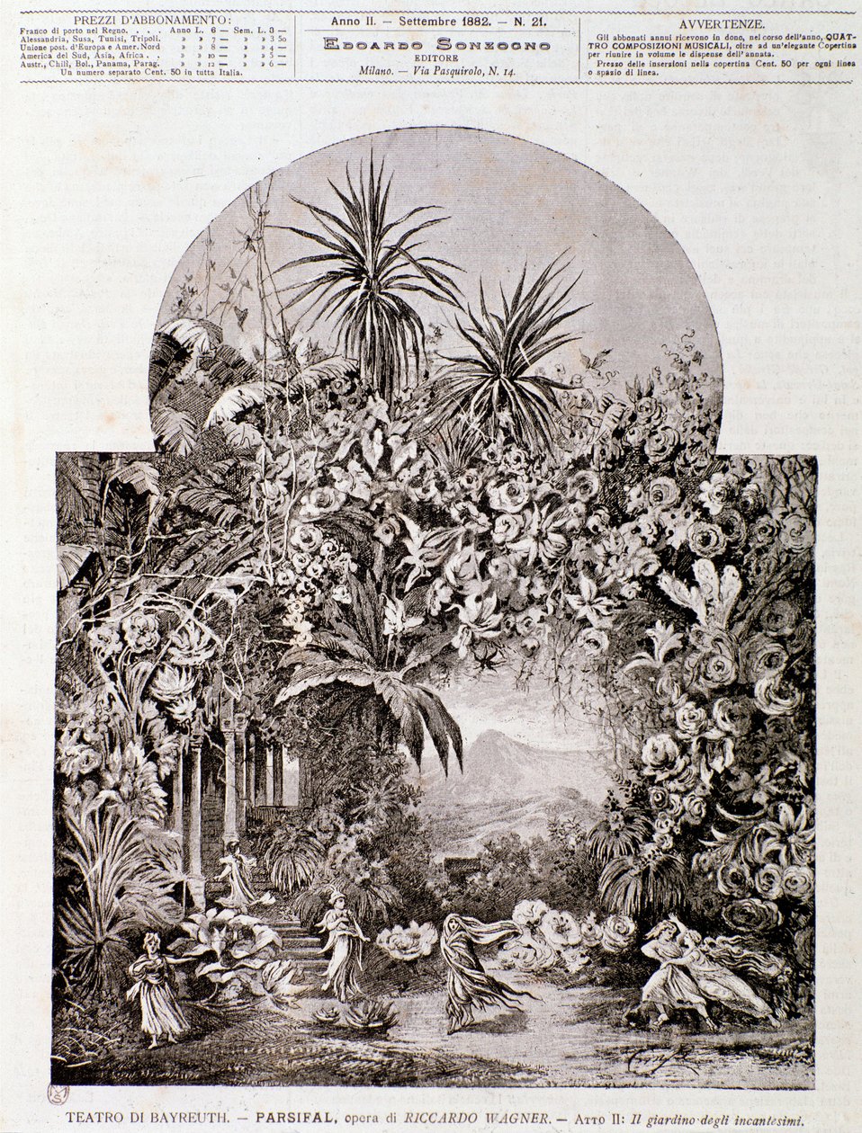 Ilustracja do Parsifala autorstwa Wagnera autorstwa Anonymous Anonymous