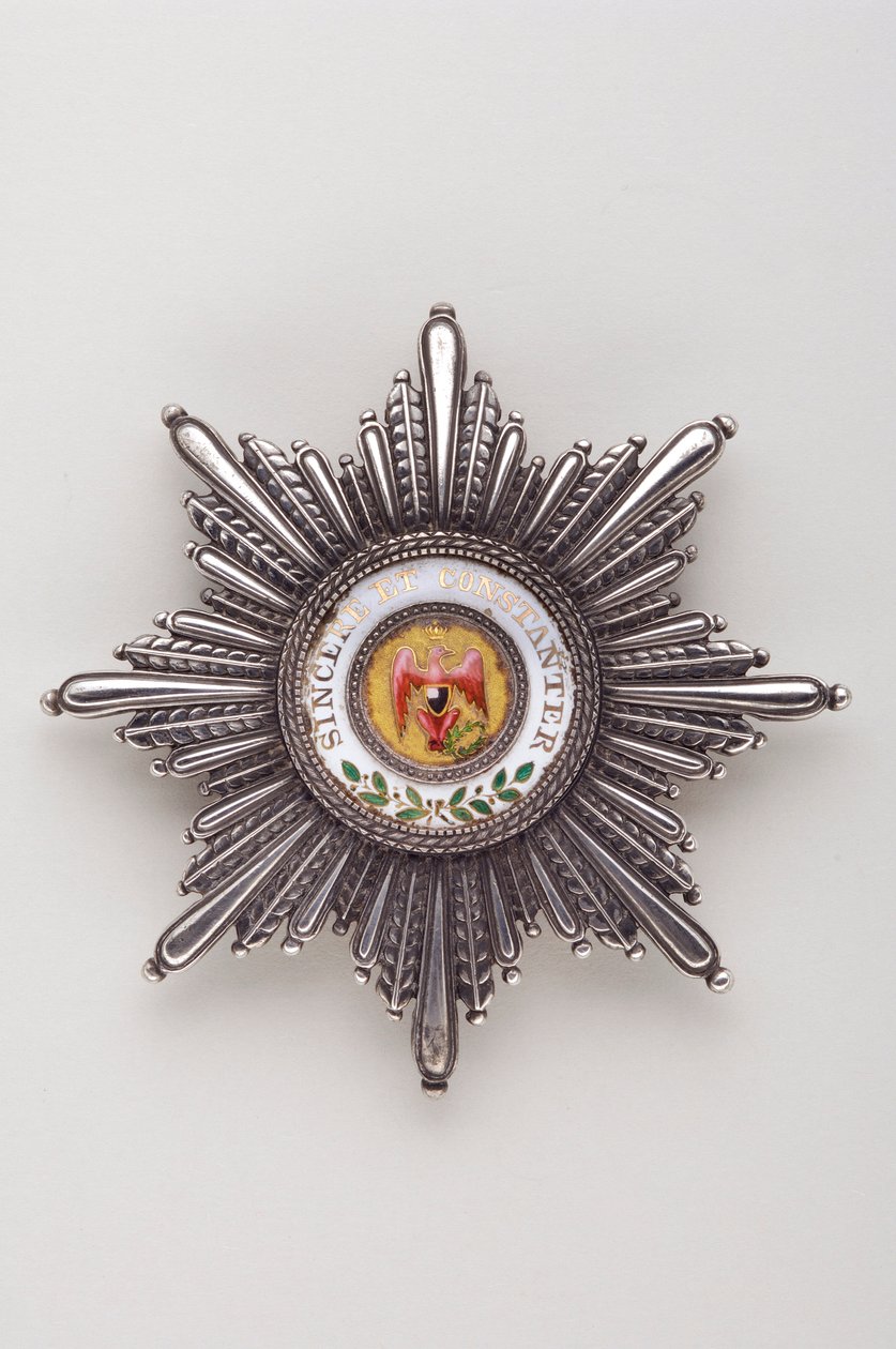 Królestwo Prus - Order Czerwonego Aiglon: płyta I klasy - wzór 1810 autorstwa Anonymous Anonymous