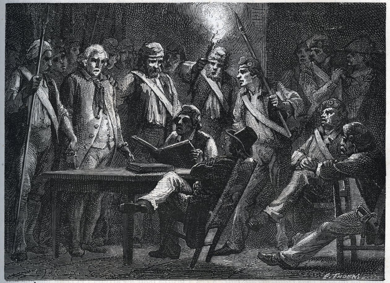 Sąd Maillarda w czasie rewolucji (Stanislas Marie Maillard autorstwa Anonymous Anonymous