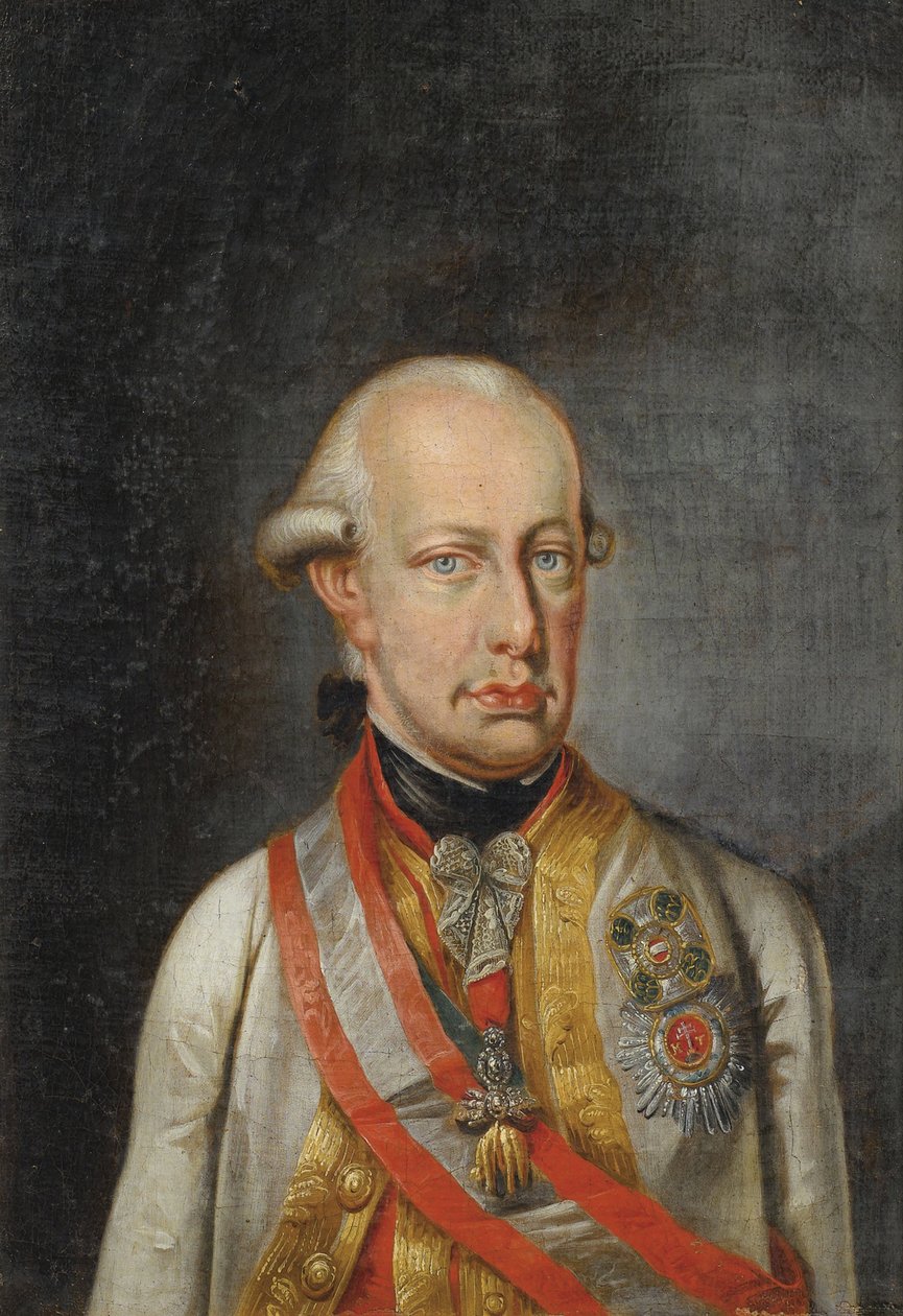Leopold II Empereur des Romains - Neoklasycyzm : Portret Leopolda II, cesarza Świętego Rzymu (1747-1792), Anonim, ok. 1930 r. 1780. Olej na płótnie, 34x23,5. Prywatna kolekcja autorstwa Anonymous Anonymous