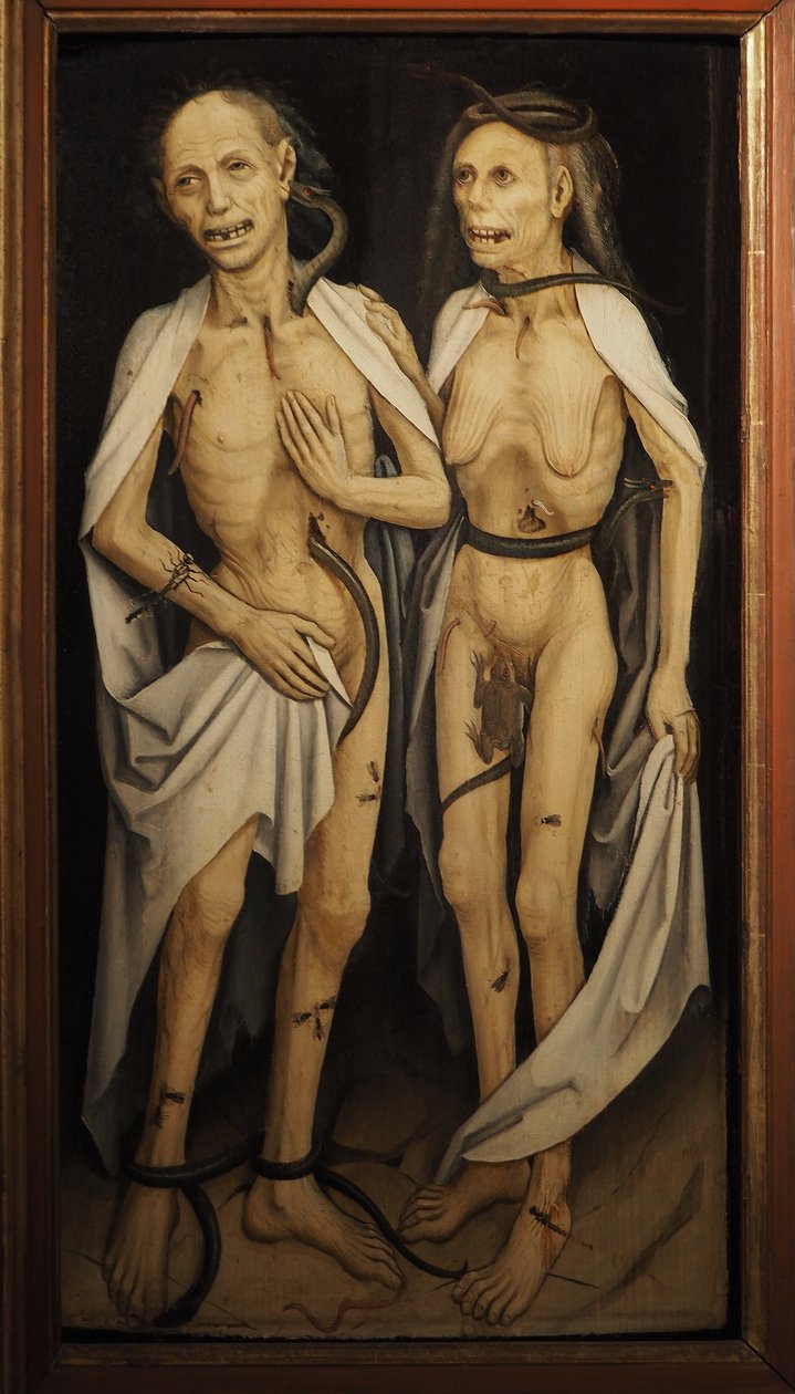 Zmarli kochankowie. Anonimowy, ok. 1470 (Olej na drewnie) autorstwa Anonymous Anonymous