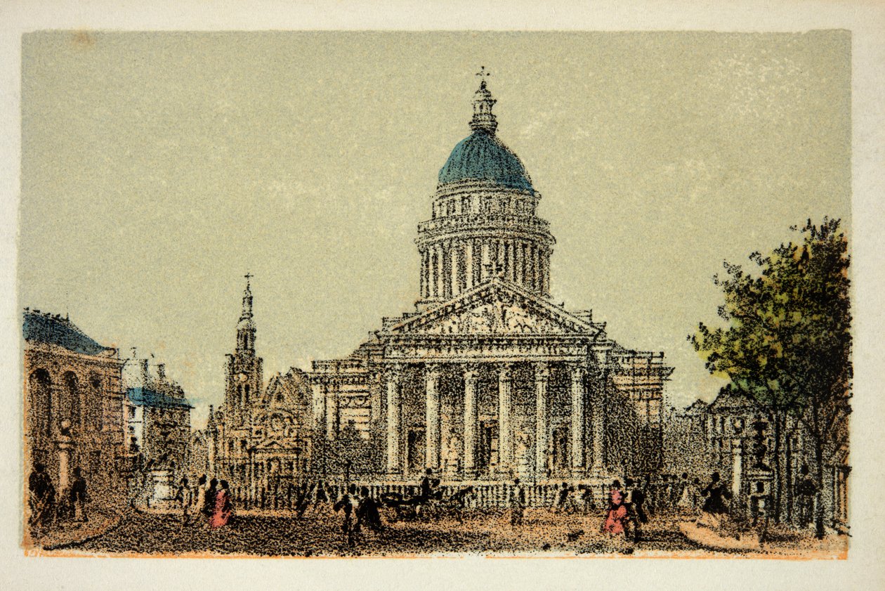Paryż 1874: Le Pantheon, kolekcja prywatna autorstwa Anonymous Anonymous