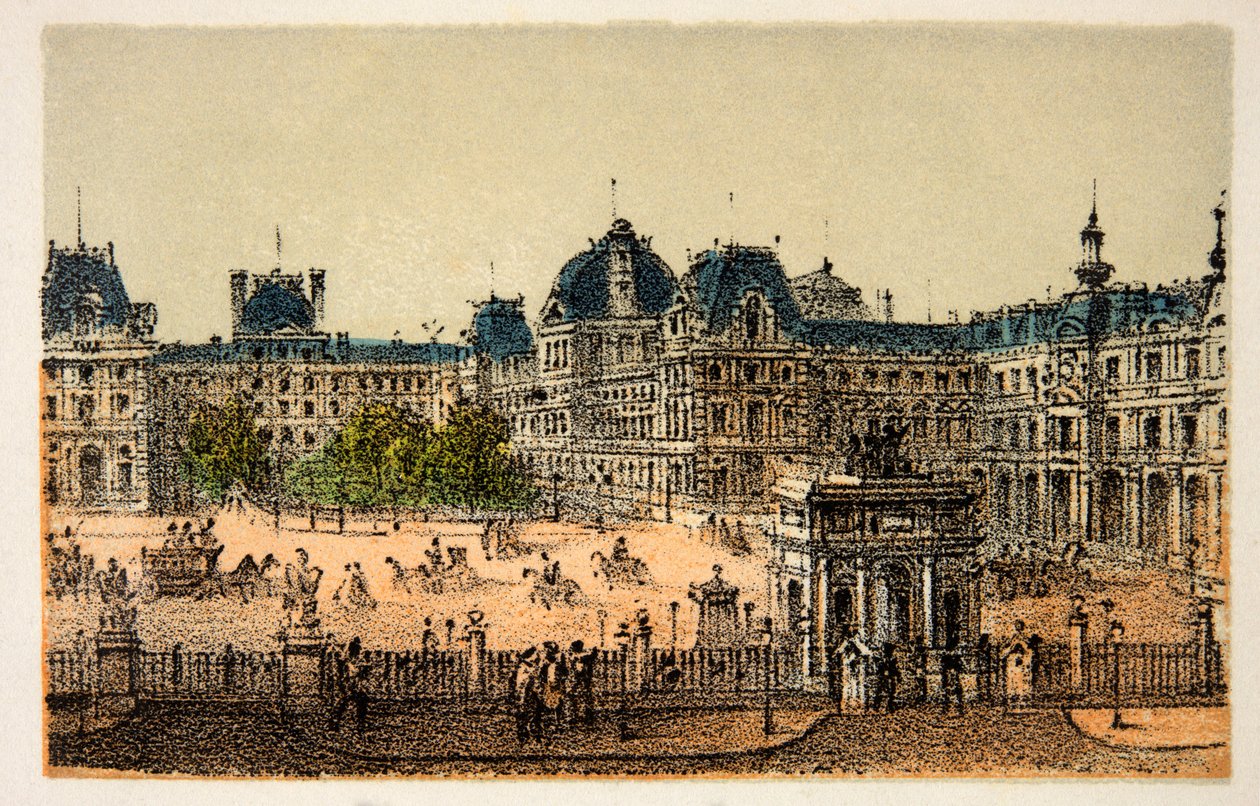 Paryż 1874: Nowy Luwr, kolekcja prywatna autorstwa Anonymous Anonymous