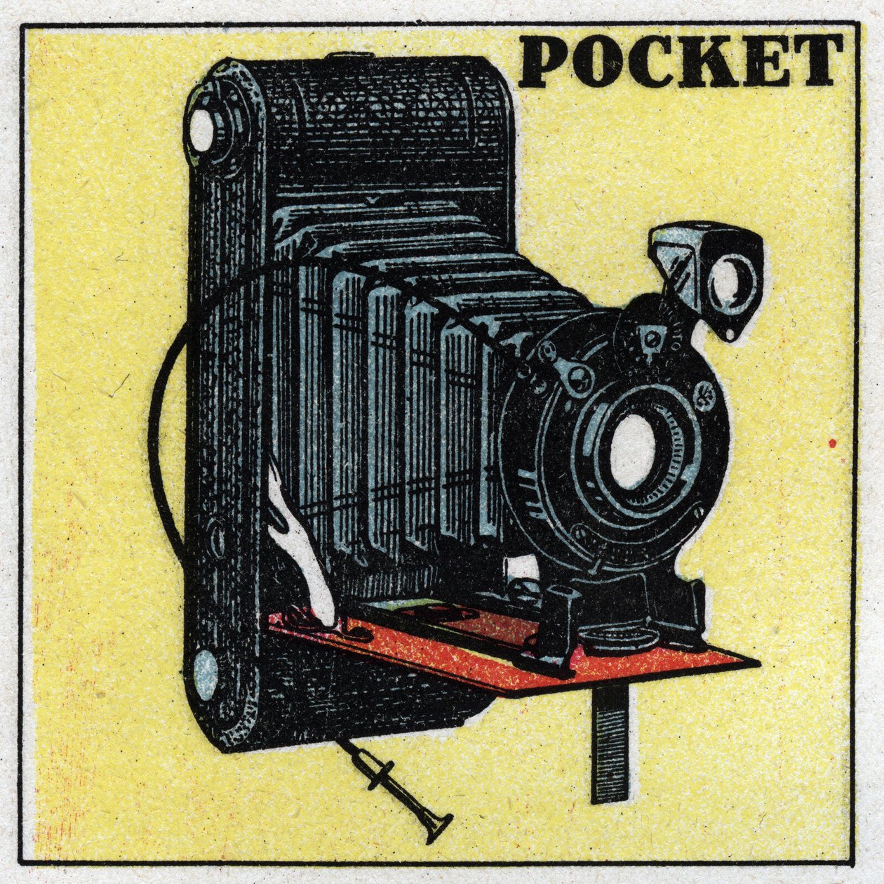 Fotografia: aparat „Kieszonkowy”. Anonimowa ilustracja z 1925 r. Ze zbiorów prywatnych. autorstwa Anonymous Anonymous