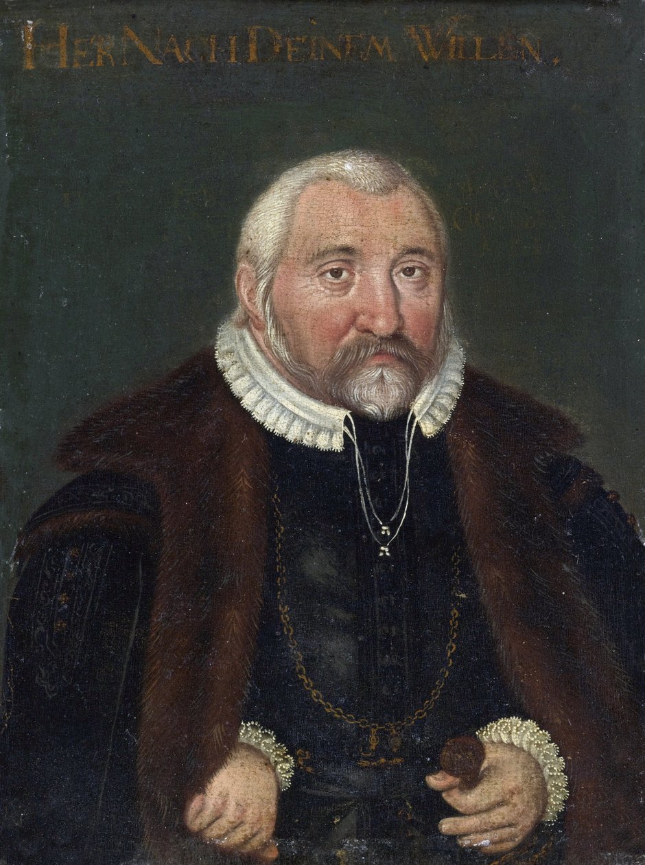 ""portret Fryderyka III Palatynatu powiedział Fryderyk III Pobożny Elektor Palatyna Renu (1515-1576)"" Anonimowy obraz XVI-wieczna prywatna kolekcja autorstwa Anonymous Anonymous