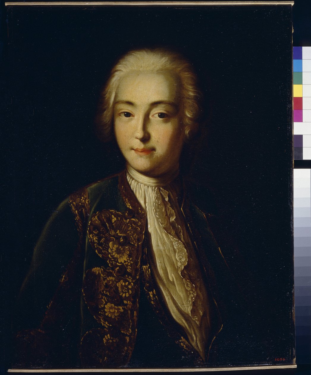 Portret wielkiej księżnej Elżbiety Pietrownej (1709-1761) (Portret wielkiej księżnej Elżbiety Pietrownej). Późniejsza cesarzowa Elżbieta I z Rosji znana jako La Clemente od 1741 do 1762. Anonimowy obraz, olej na płótnie, połowa XVIII wieku. sztuka ro autorstwa Anonymous Anonymous