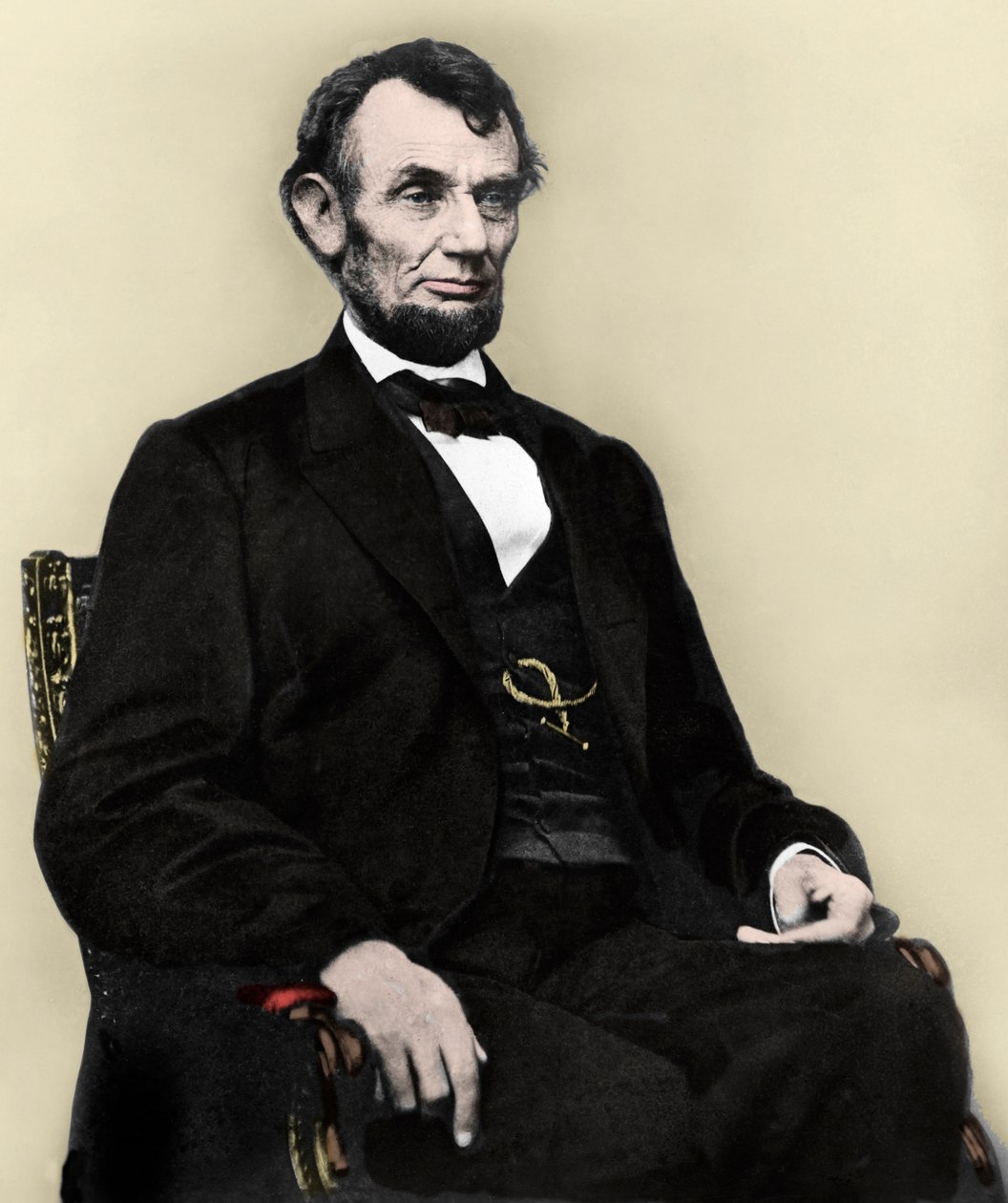 Portret Abrahama Lincolna - Portret Abrahama Lincolna (1809-1865) 16. Prezydent Stanów Zjednoczonych Ameryki. autorstwa Anonymous Anonymous