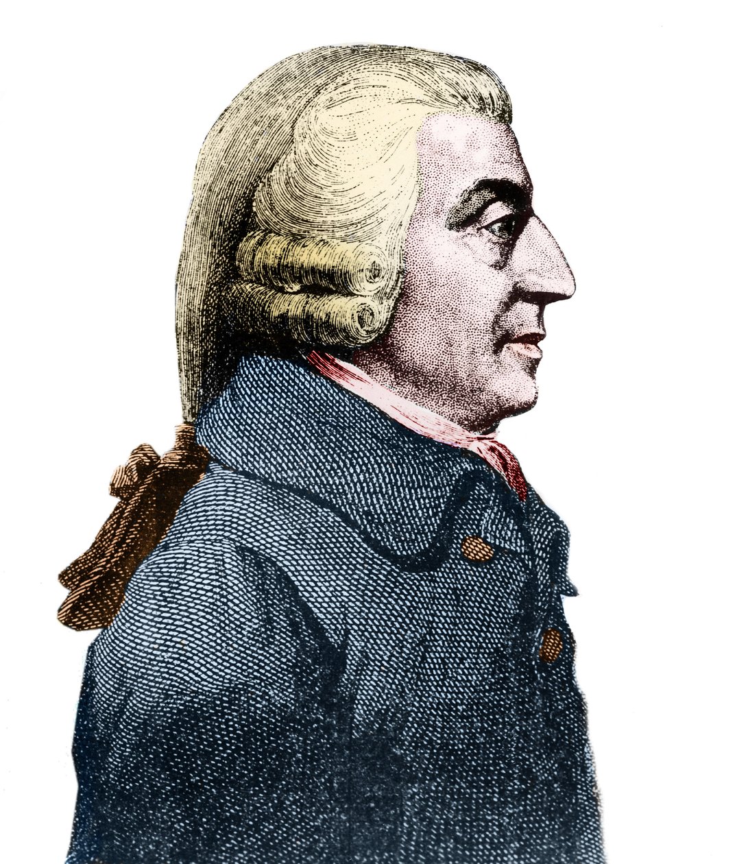 Portret Adama Smitha (1723 - 1790), szkockiego filozofa i ekonomisty. autorstwa Anonymous Anonymous