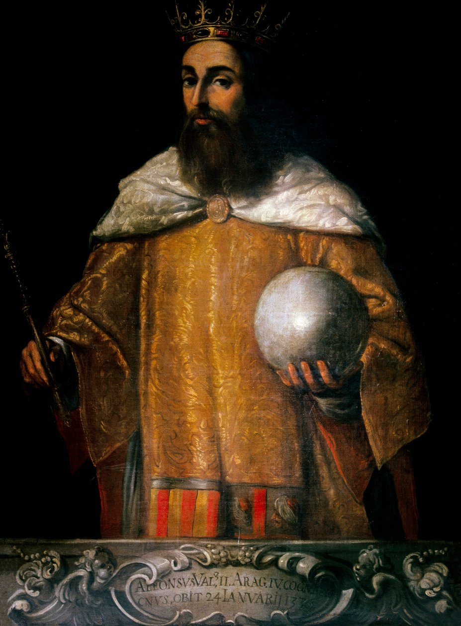 Portret Alfonsa IV, króla Aragonii zwanego Łagodnym (1299-1336) (malarstwo) autorstwa Anonymous Anonymous