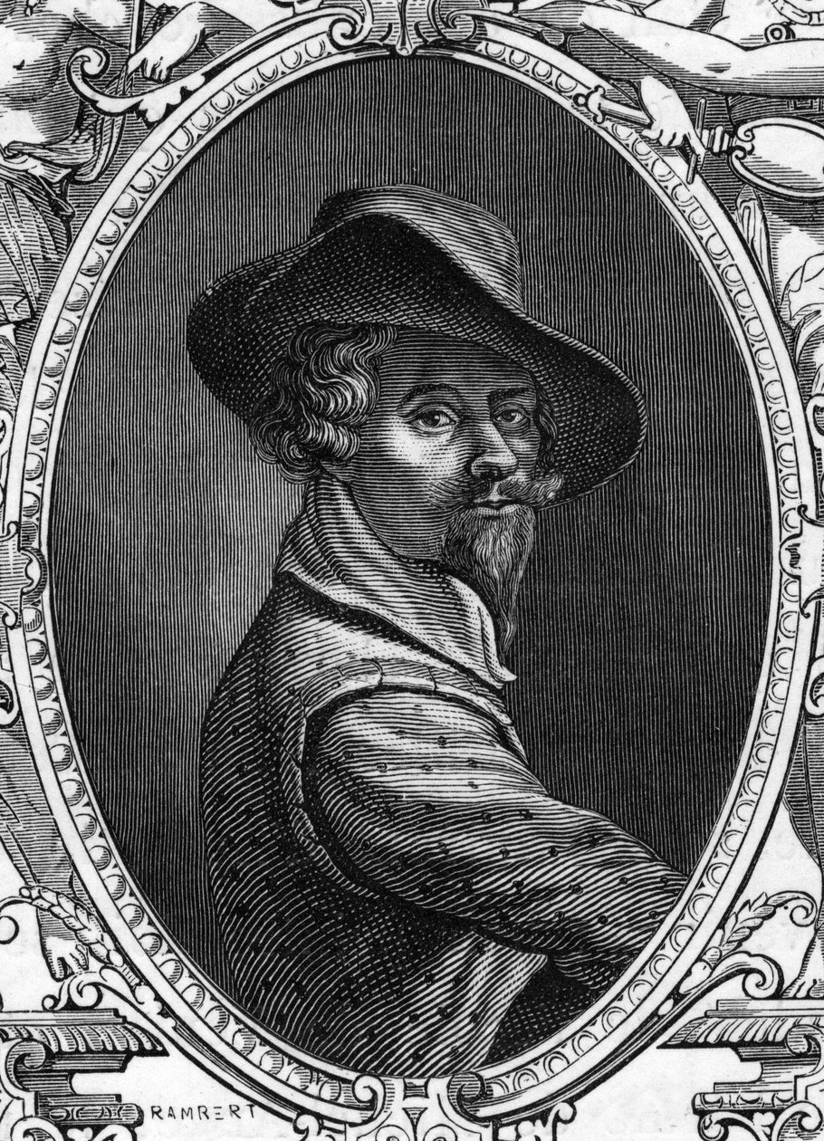 Portret Annibale Carracciego (Annibal Carrache .) autorstwa Anonymous Anonymous