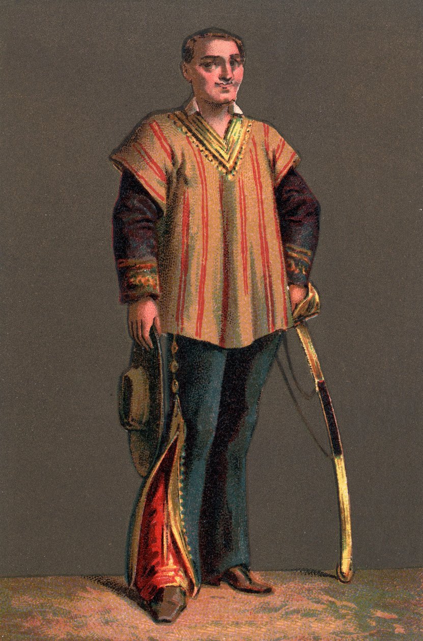 Portret BENITO PABLO JUAREZA (1806-1872) meksykańskiego męża stanu i rewolucjonisty. Chromolitografia Ze zbiorów prywatnych autorstwa Anonymous Anonymous