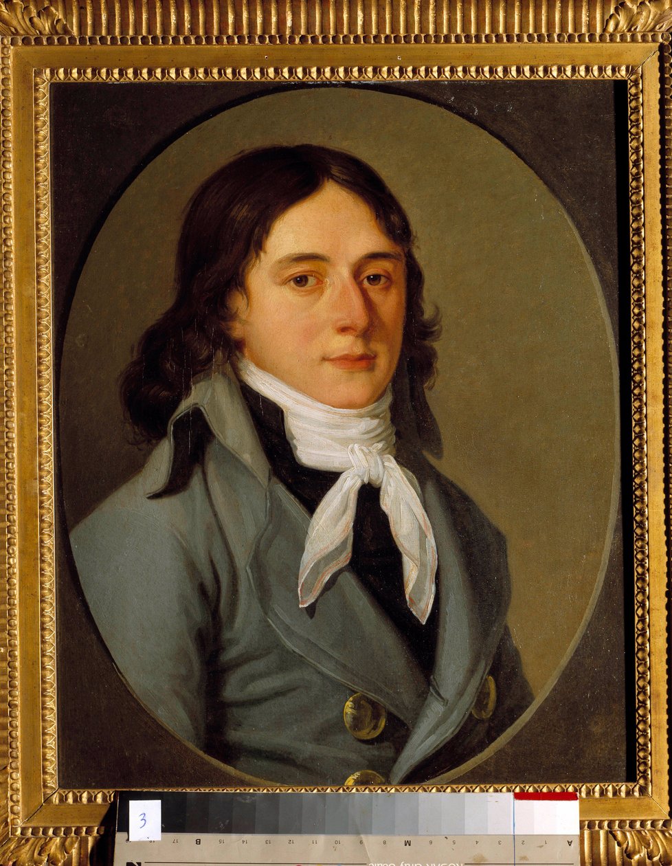 Portret Camille Desmoulins (1760-1794) publicysta i polityk Anonimowe malarstwo autorstwa Anonymous Anonymous