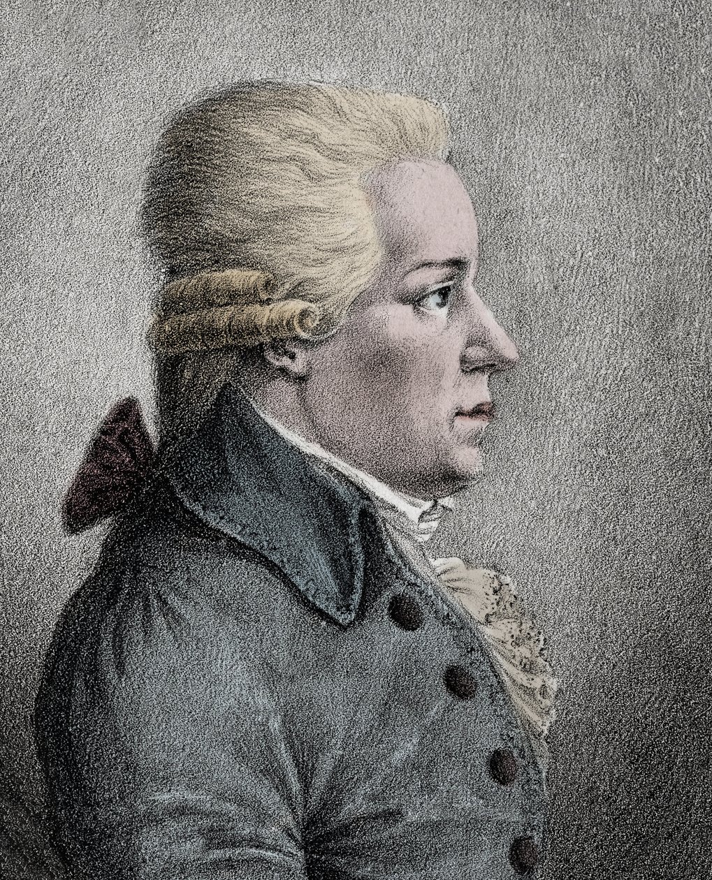 Portret Carla (Karla) Dittersa von Dittersdorfa (1739-1799), kompozytora austriackiego - Portret Augusta Carla Dittersa von Dittersdorfa (1739-1799), austriackiego kompozytora i skrzypka autorstwa Anonymous Anonymous
