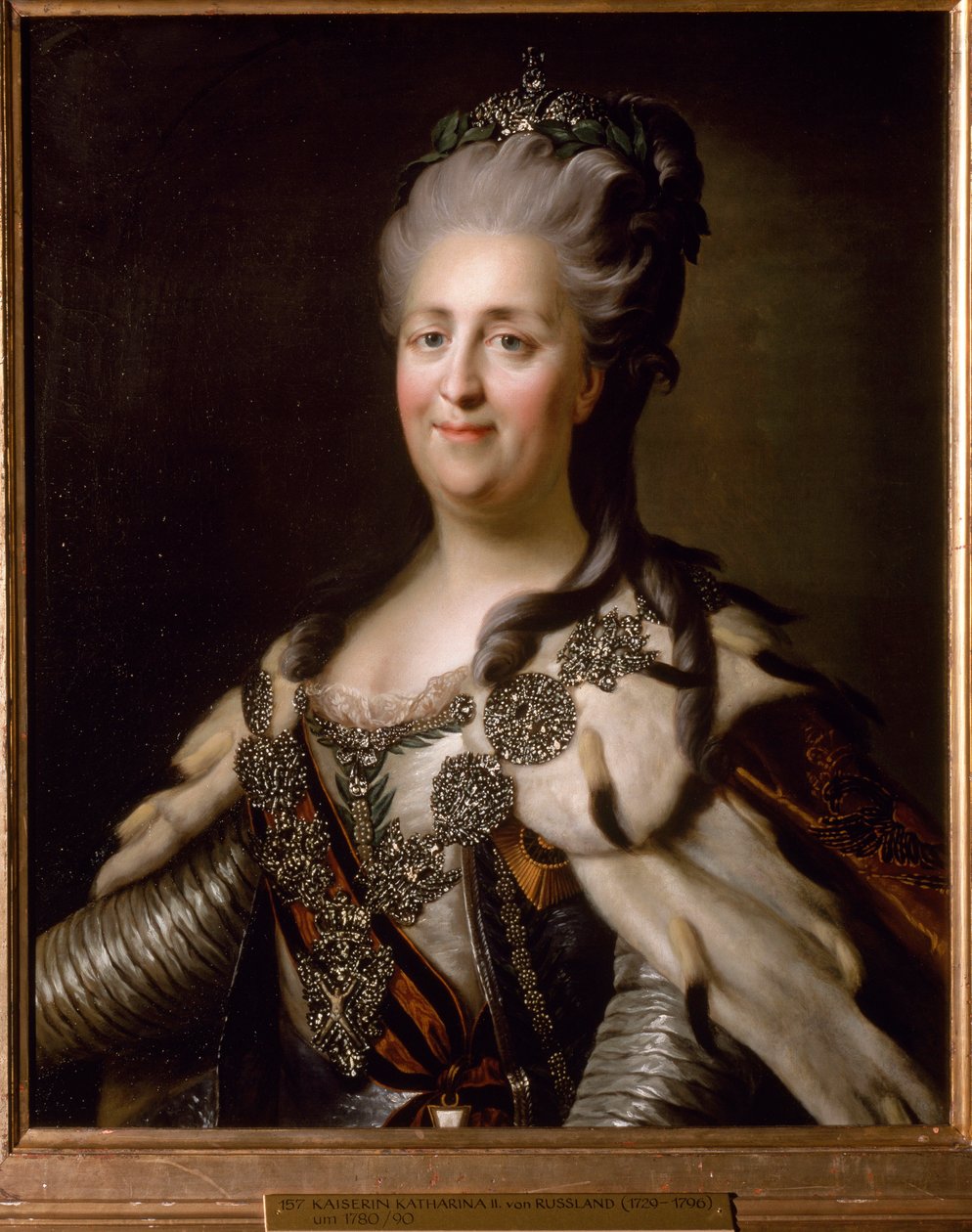 Portret Katarzyny II Rosji (Katarzyna Wielka) autorstwa Anonymous Anonymous