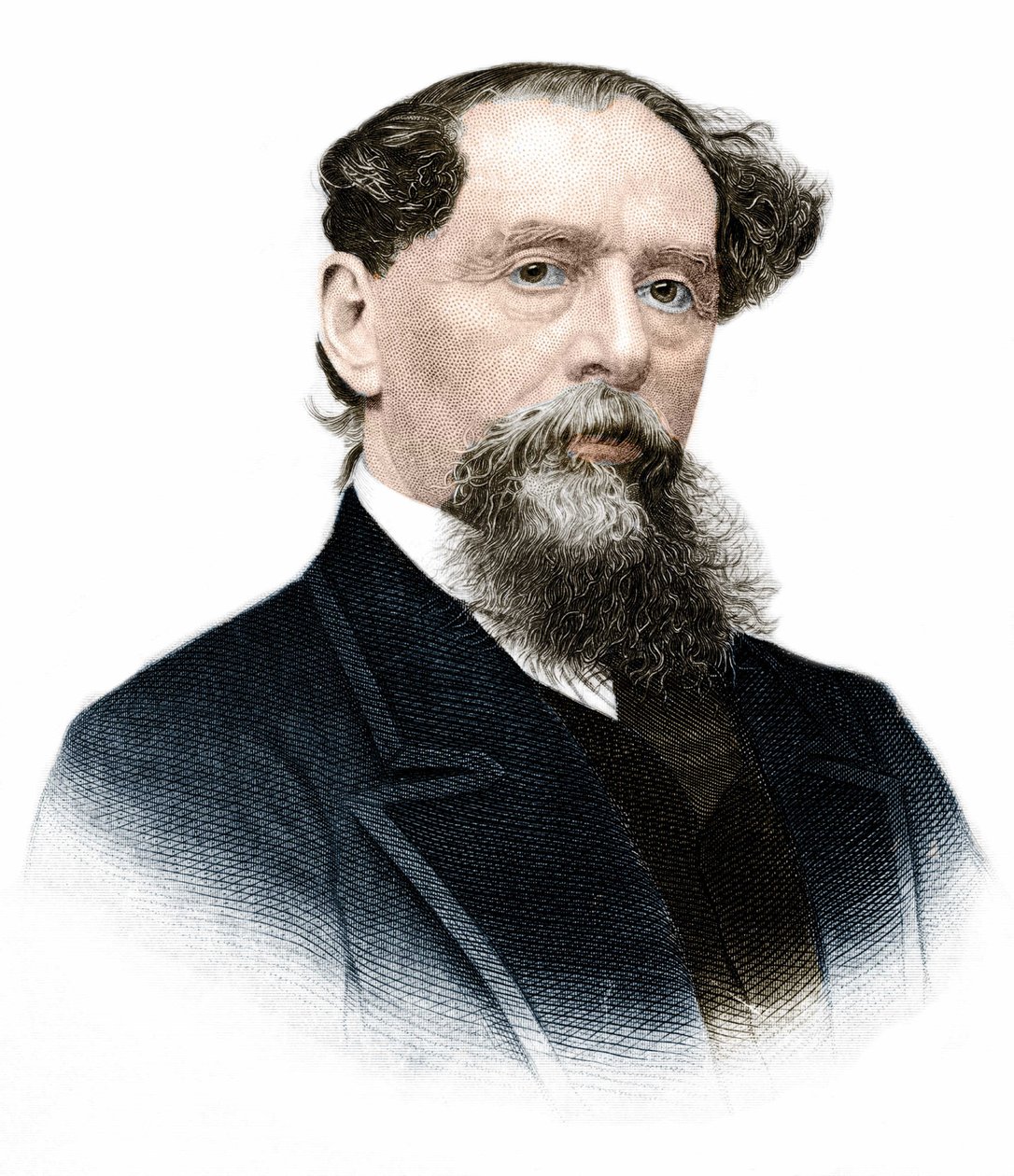 Portret Karola Dickensa (1812-1870), angielskiego pisarza. autorstwa Anonymous Anonymous