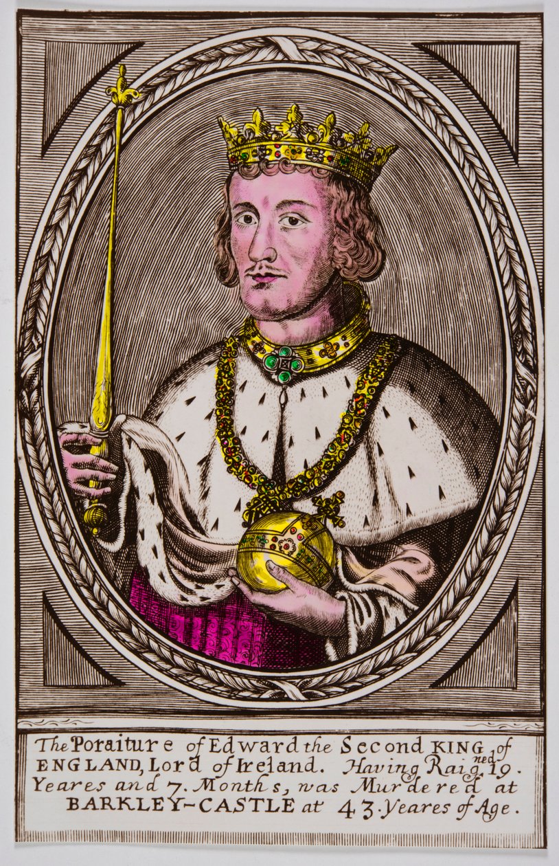 Portret Edwarda II (1284-1327) króla Anglii, kolekcja Privee autorstwa Anonymous Anonymous