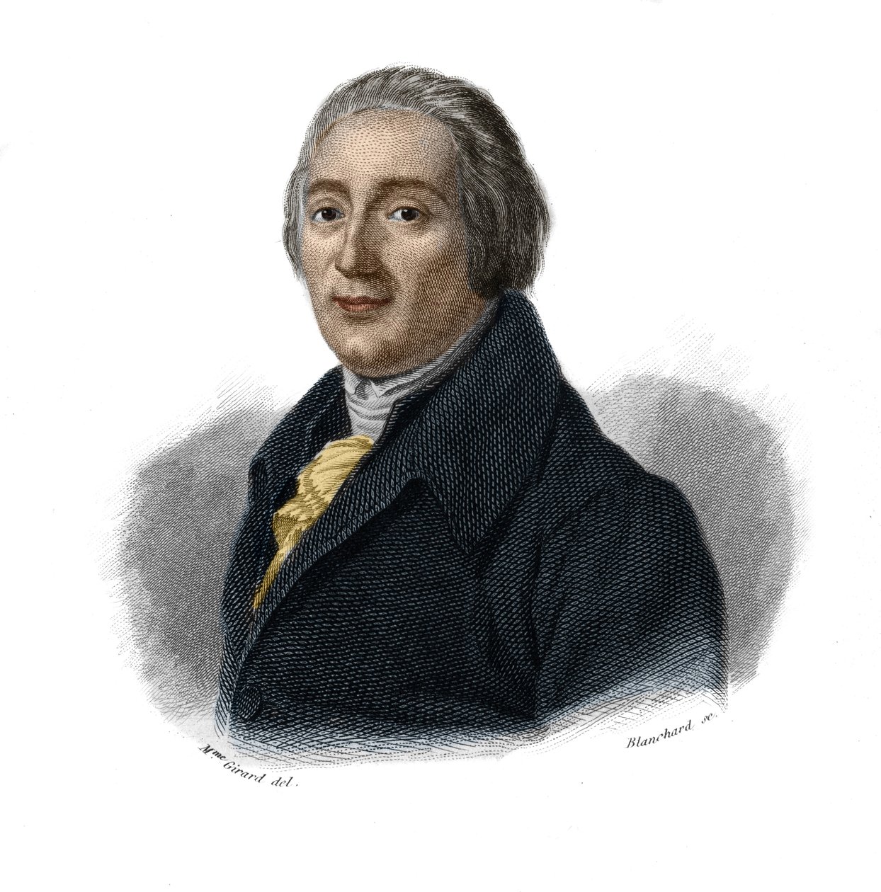 Portret Etienne Delessert (1735-1816) bankiera i przemysłowca w „Portretach i historii pożytecznych mężczyzn: mężczyzn i kobiet wszystkich krajów i wszystkich warunków, którzy nabyli prawa do uznania mężczyzn”, opublikowanym i propagowanym przez autorstwa Anonymous Anonymous