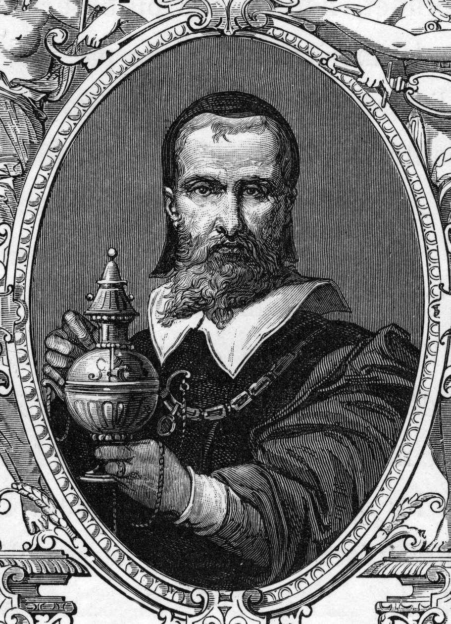 Portret Francesco Raibolini powiedział il Francia (1450-1518) włoski malarz. rycina z 1859 r. w „Galeriach Europy – Włochy” autorstwa Armengaud. Prywatna kolekcja. autorstwa Anonymous Anonymous