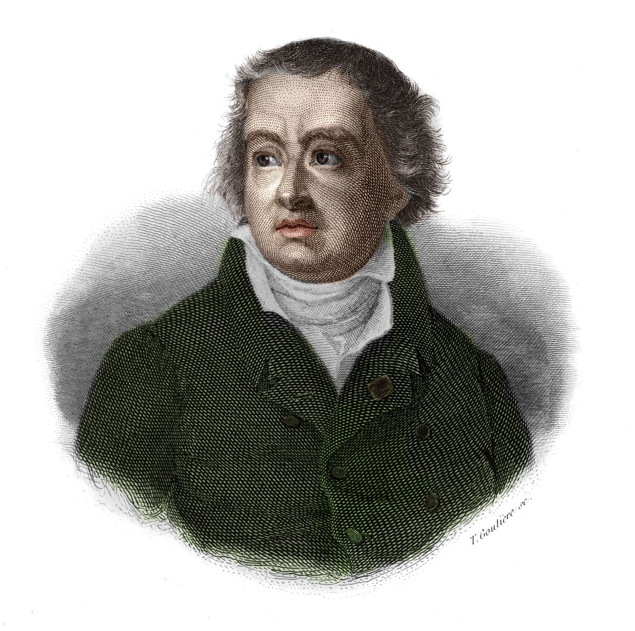 Portret Francois Alexandre Frederic de La Rochefoucauld, księcia Liancourt, następnie księcia La Rochefoucauld (Rochefoucauld-Liancourt) (1747-1827) w „” Portrety i historia użytecznych mężczyzn: mężczyzn i kobiet wszystkich krajów i wszystkich warunków, k autorstwa Anonymous Anonymous
