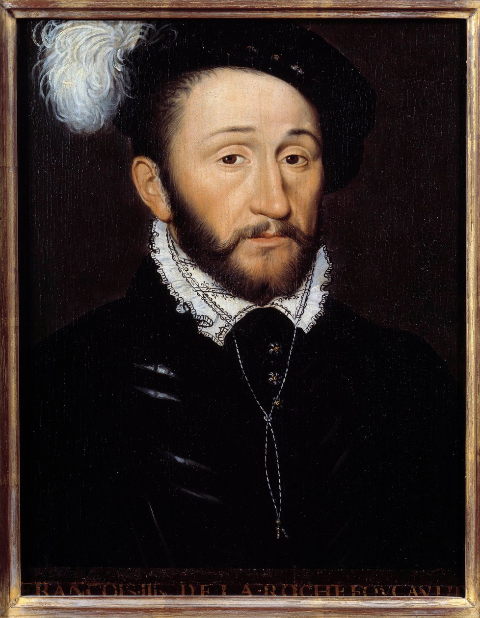 Portret Francois III de la Rochefoucauld, gubernatora Szampanii (zm. 1572) Malarstwo anonimowe. 16 wiek. Słońce 0,33x0,23 m autorstwa Anonymous Anonymous