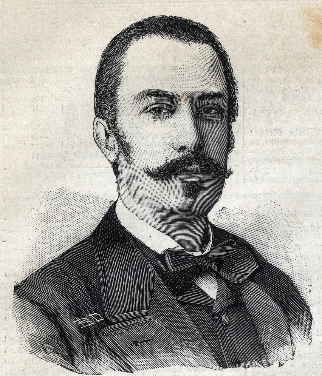 Portret Giovanniego Giolittiego (1842-1928) Włoskiego polityka, Prezesa Rady Ministrów. Grawer w „”Le Petro Parisien”” autorstwa Anonymous Anonymous