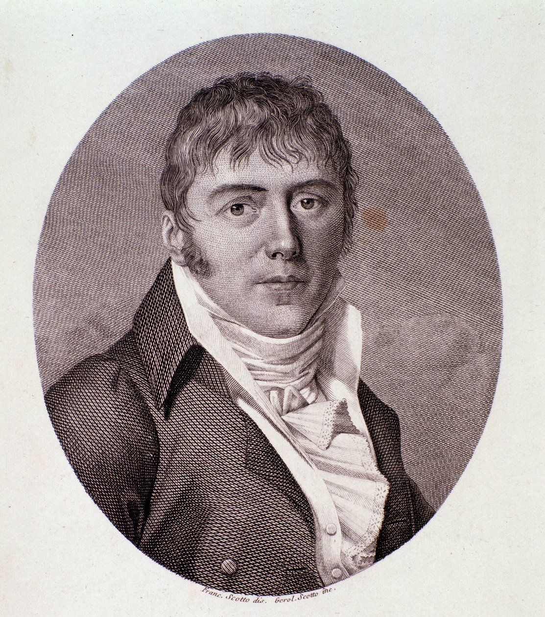 Portret Giovanniego Simone Mayra (Johann Simon) (litografia) autorstwa Anonymous Anonymous