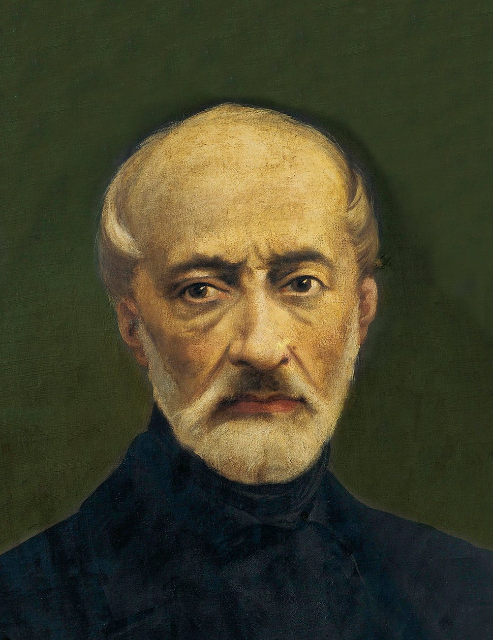 Portret Giuseppe Mazziniego (1805-1872), włoskiego polityka i nacjonalisty. Anonimowe malowanie autorstwa Anonymous Anonymous