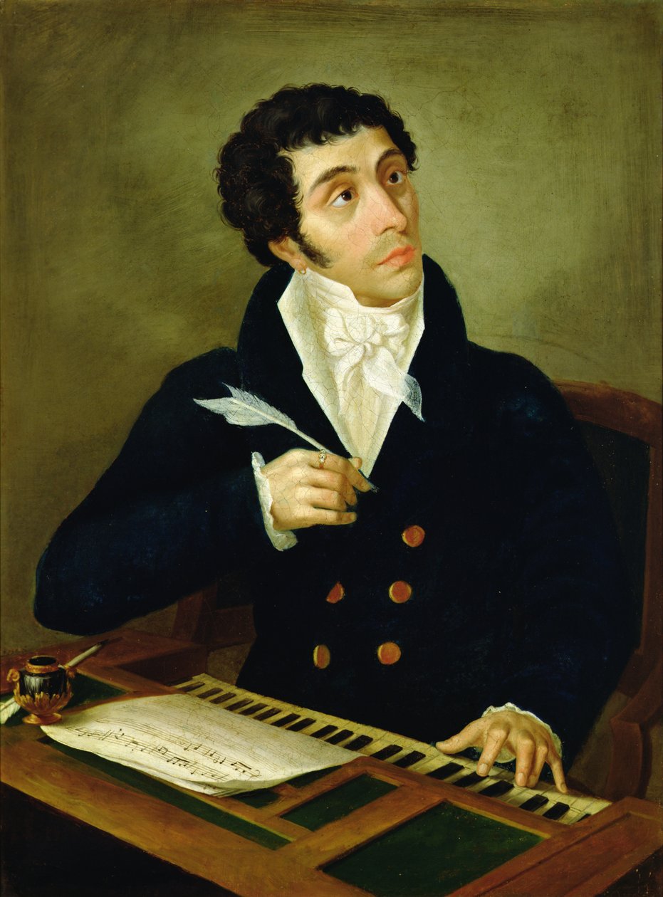 Portret Giuseppe Pilottiego (1784-1838) (olej na płótnie) autorstwa Anonymous Anonymous