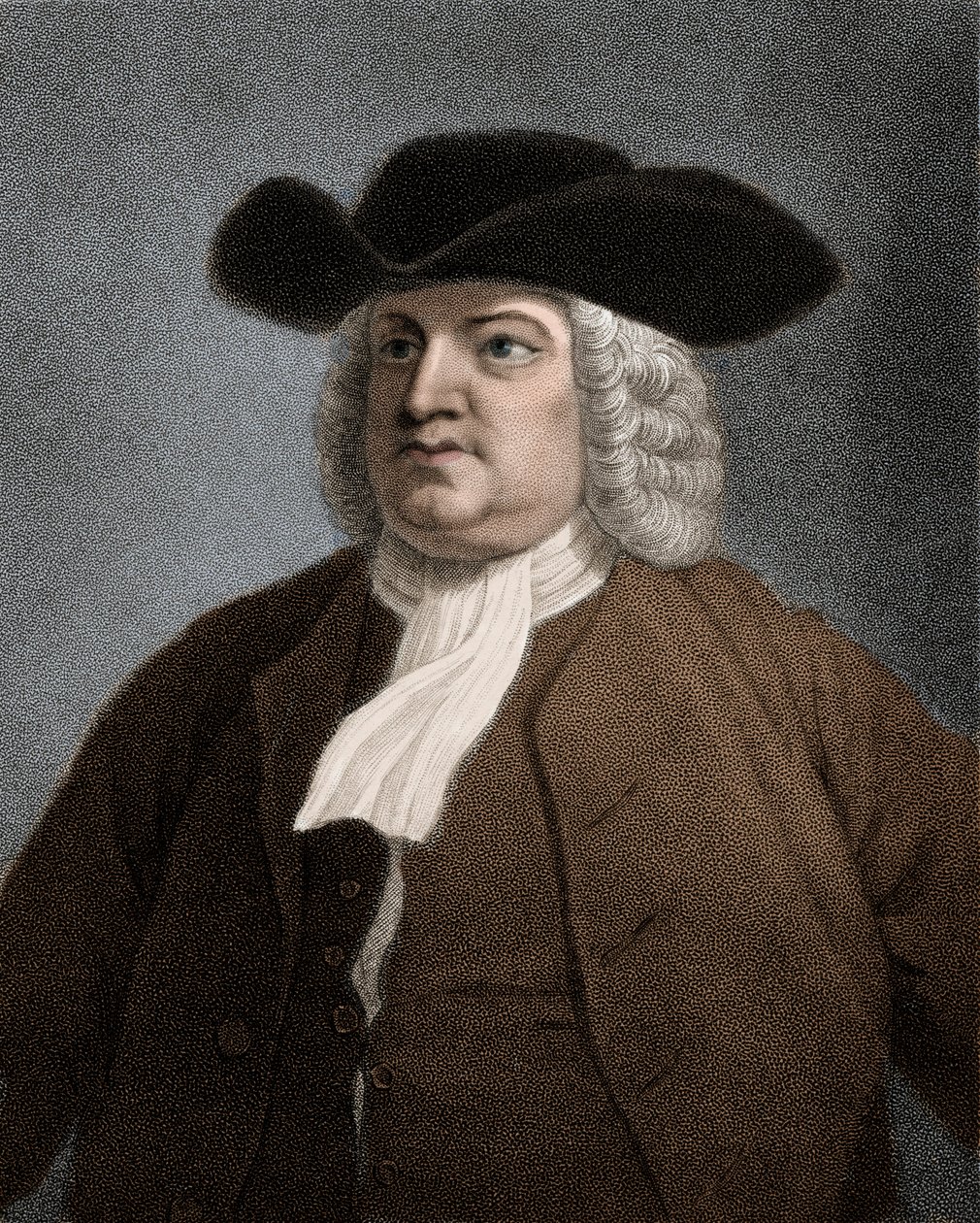 Portret Guillaume (William) Penn (1644-1718) Angielski kwakier, założyciel Pensylwanii - William Penn autorstwa Anonymous Anonymous