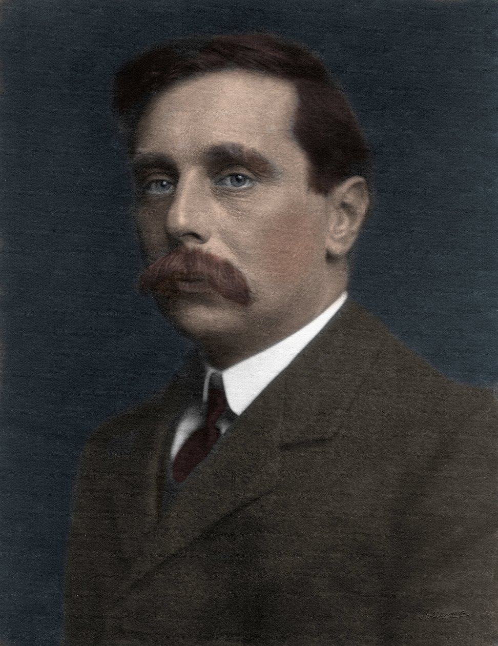 Portret H. G. Wellsa - Herbert George Wells 1866-1946 autorstwa Anonymous Anonymous