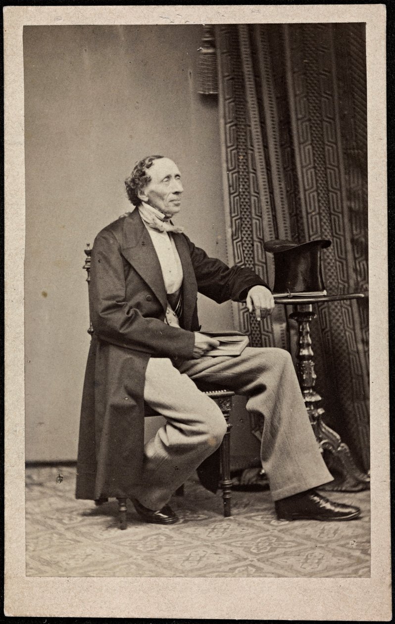 Portret Hansa Christiana Andersena (1805-1875), anonimowy. Fotografia, ok. 1865. Kolekcja prywatna autorstwa Anonymous Anonymous