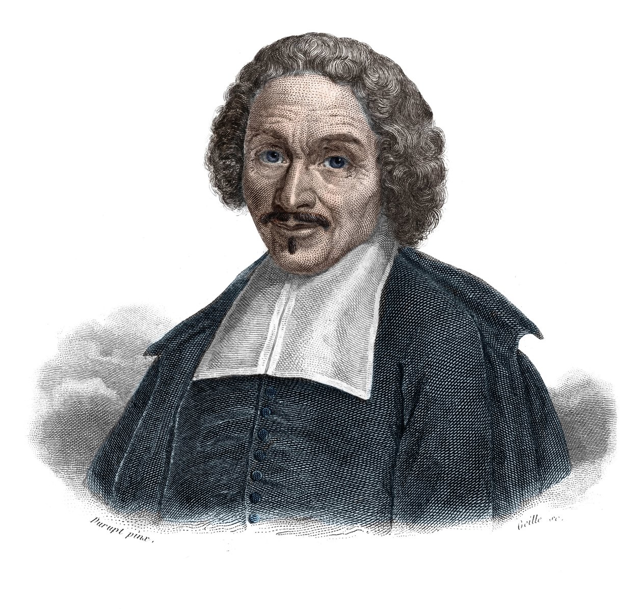 Portret Henri Michel Buch - Bon Henri (1598-1666) Maitre Cordonnier w Paryżu w „Portrety i historia mężczyzn pożytecznych: mężczyzn i kobiet wszystkich krajów i wszystkich warunków, którzy nabyli prawa do uznania mężczyzn” wydanej i propagowanej przez autorstwa Anonymous Anonymous