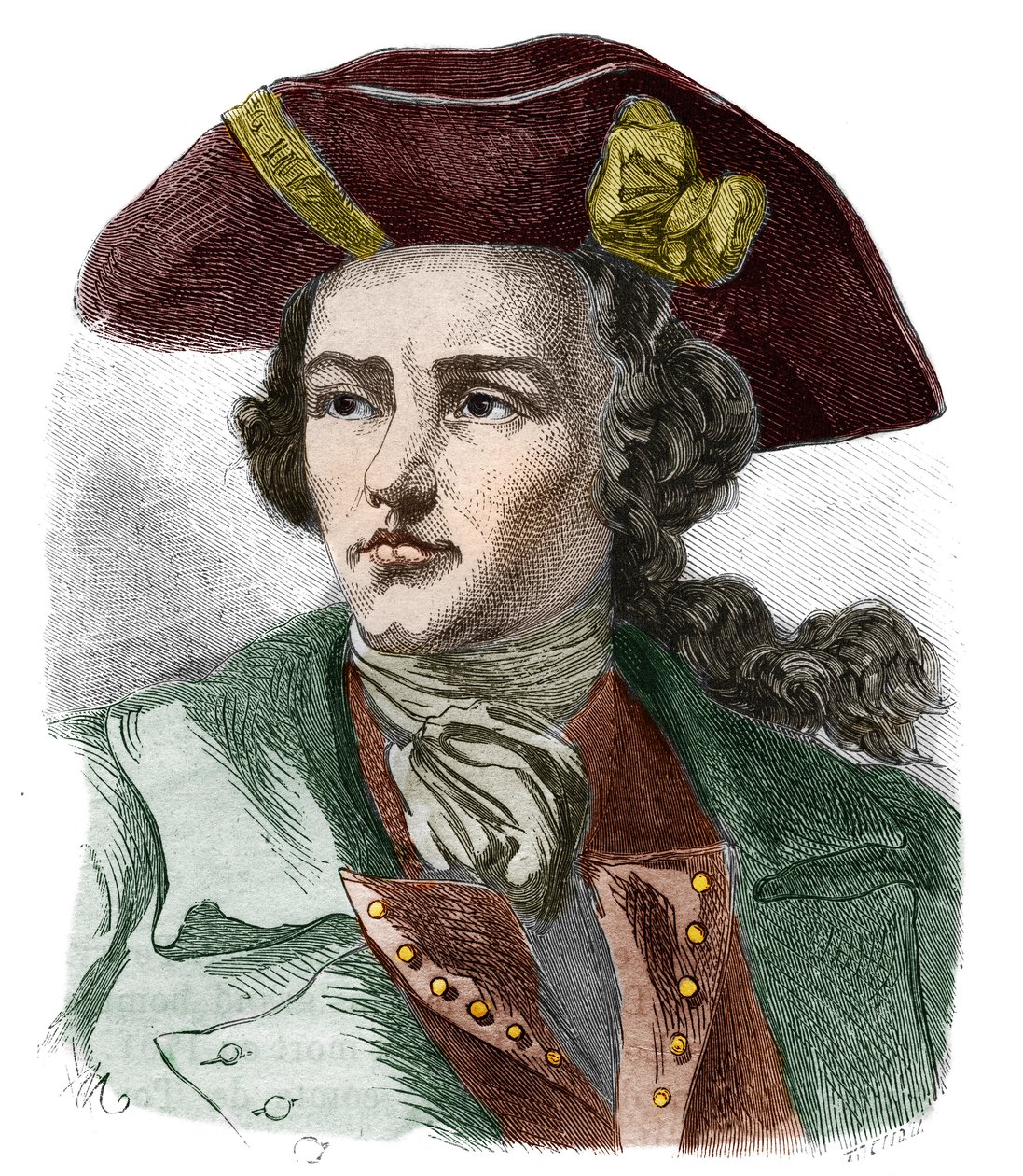 Portret Jacquesa Cassarda, francuskiego marynarza autorstwa Anonymous Anonymous