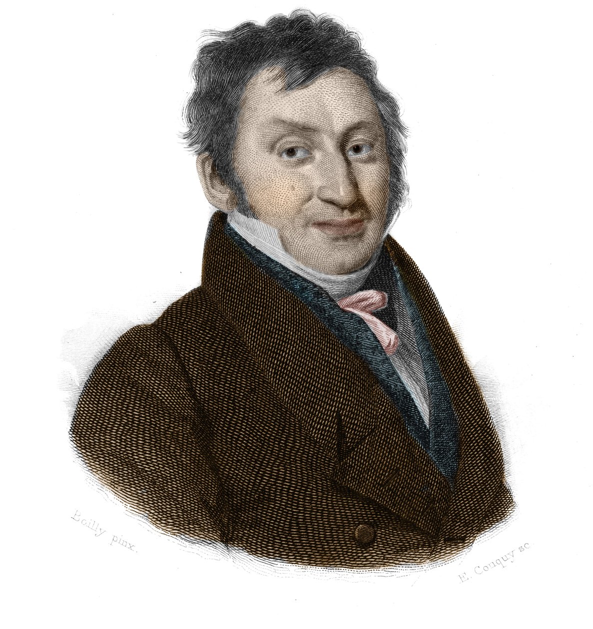 Portret Jean Antoine BEAUVISE (1786-1836) Francuski chemik i pralnia chemiczna w „Portretach i historii pożytecznych mężczyzn: mężczyzn i kobiet ze wszystkich krajów i ze wszystkich warunków, którzy nabyli prawa do odrodzenia mężczyzn” opublikowanym i prop autorstwa Anonymous Anonymous