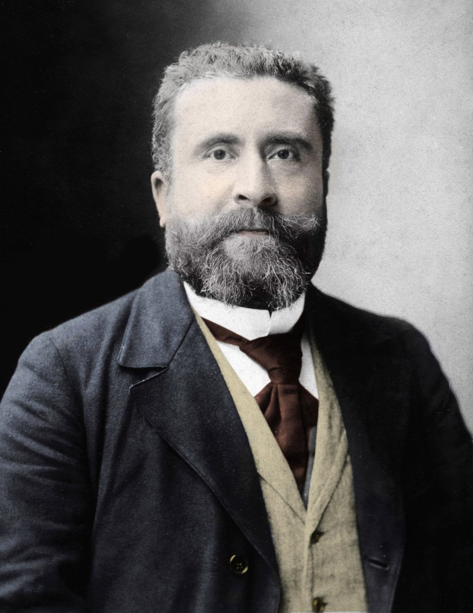 Portret Jeana Jauresa (1859-1914) francuskiego deputowanego socjalistycznego. autorstwa Anonymous Anonymous