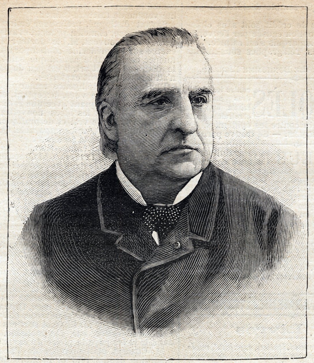 Portret Jeana Martina Charcota (1825-1893), klinicysty i neurologa. Grawerowanie w „Le Petit Parisien”” w dniu 27.08.1893 r. autorstwa Anonymous Anonymous