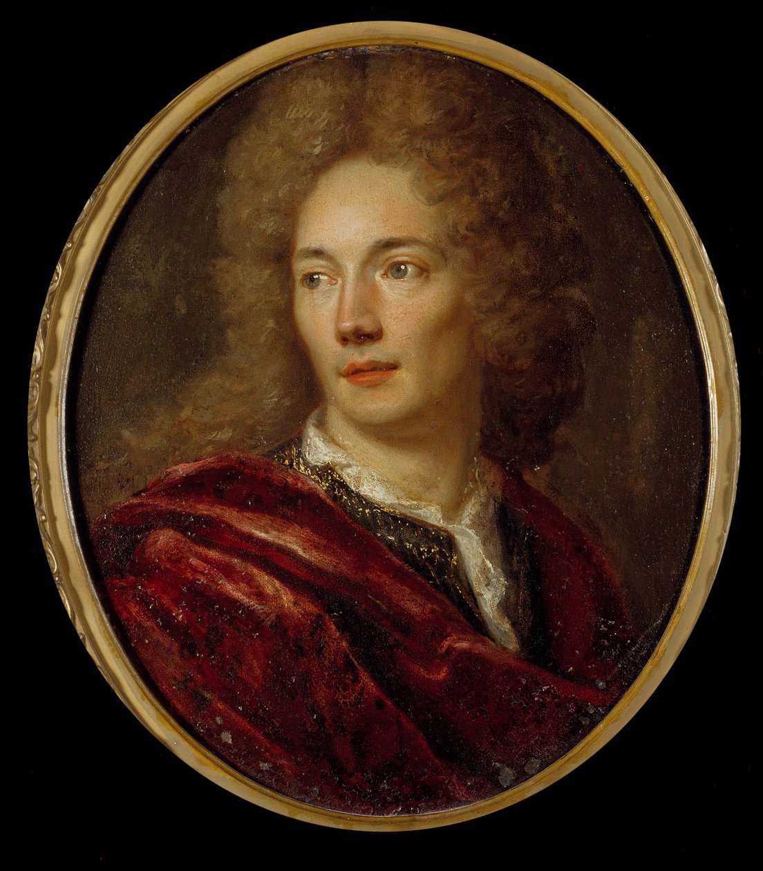 Portret Jean de La Bruyere (1645-1696) moralista francais Obraz na anonimowej miedzi. XVII wiek. autorstwa Anonymous Anonymous