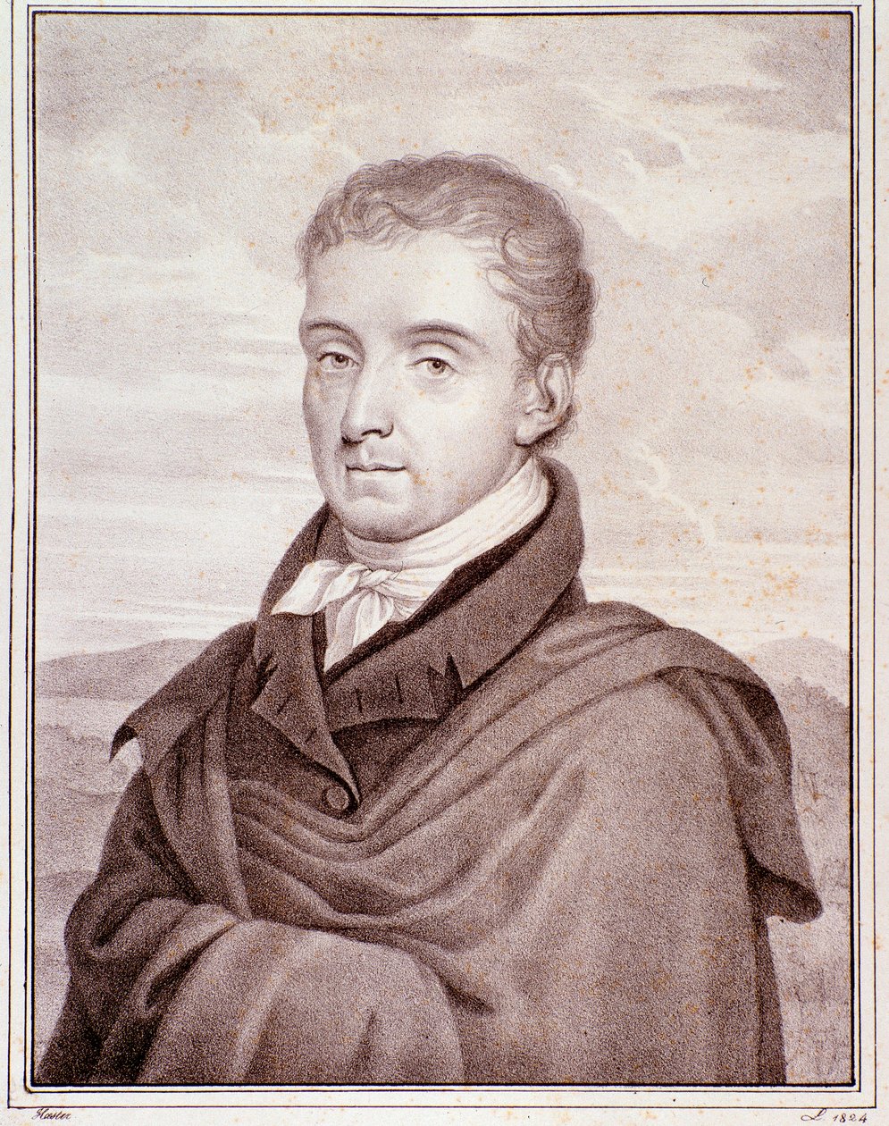Portret Johanna Baptist Cramer (rycina) autorstwa Anonymous Anonymous