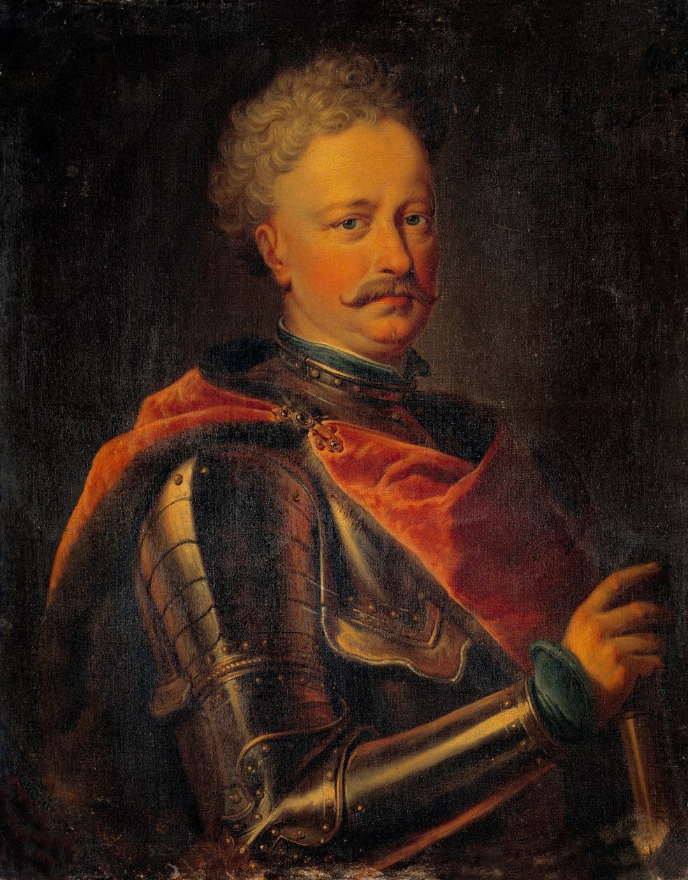 Portret Jana III Sobieskiego (1629-1696) Króla Polski Obraz anonimowy. XVII w. niedz. 0,81x0,64m² autorstwa Anonymous Anonymous