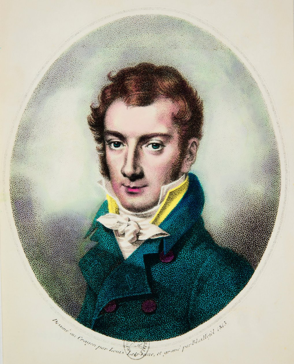 Portret Josepha Maysedera (1789-1863) austriackiego skrzypka i kompozytora, kolekcja Privee autorstwa Anonymous Anonymous