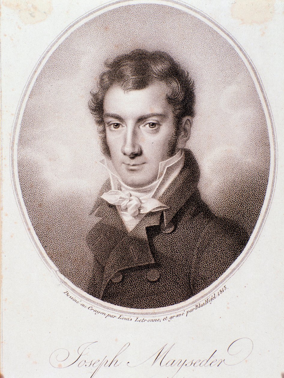 Portret Josepha Maysedera (litografia) autorstwa Anonymous Anonymous