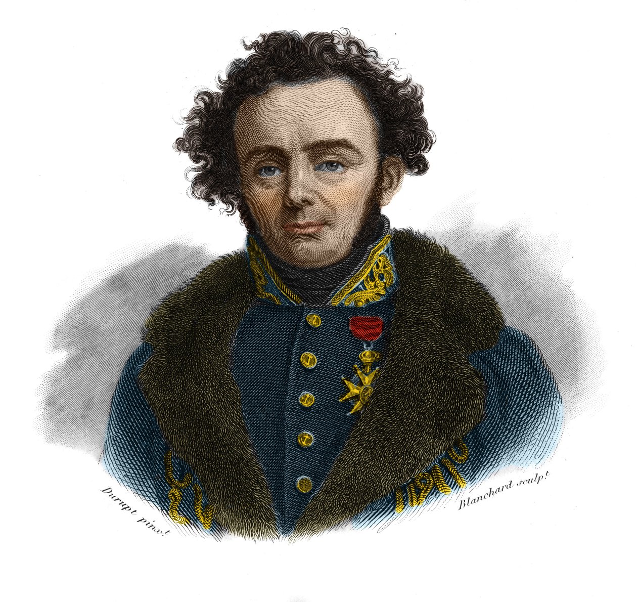 Portret Josepha Paula Gaimarda, francuskiego przyrodnika (1796-1858) w „Portretach i historii pożytecznych mężczyzn: mężczyzn i kobiet wszystkich krajów i wszelkich warunków, którzy nabyli prawa do uznania mężczyzn” opublikowanym i propagowanym przez Towar autorstwa Anonymous Anonymous